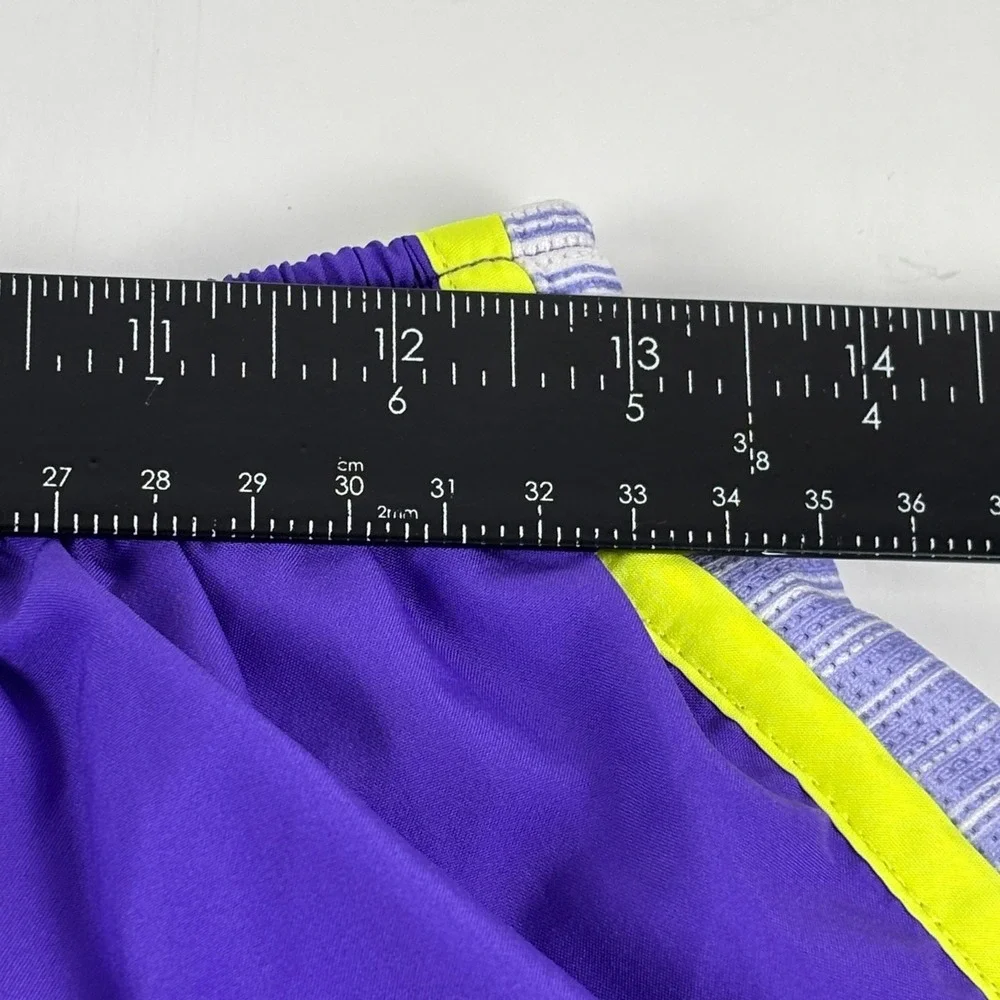 Nike Women Dri Fit Running‎ Shorts Lined Medium Purple Athletic Gym Jogging